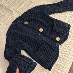 ZARA knitted jacket with golden buttons